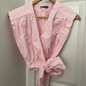 Zara wrap top